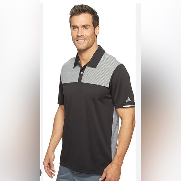 Mens Adidas Climachill Golf Polo Short Sleeve Performance Wear Size XL - Picture 2 of 8
